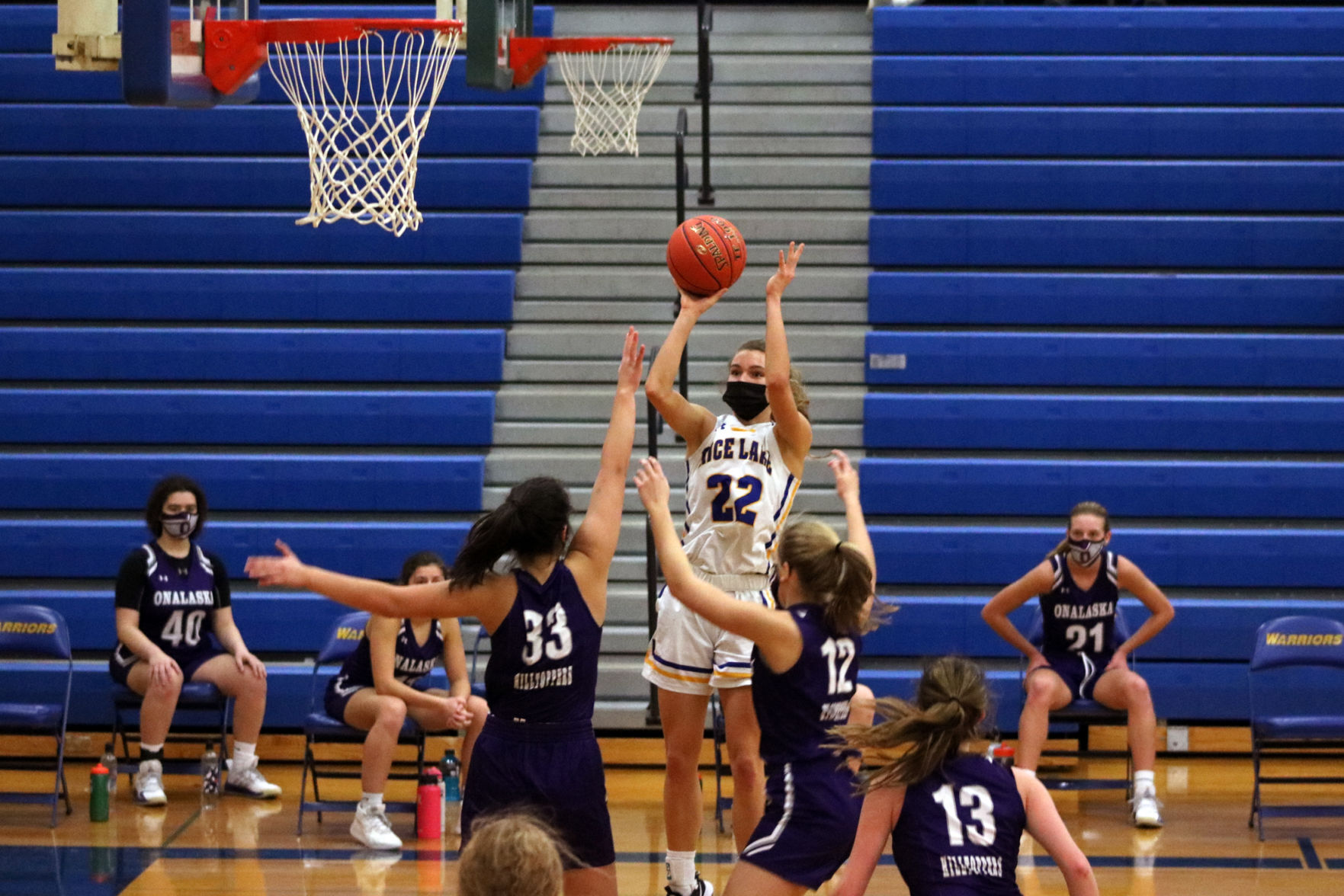 Rice Lake girls basketball vs. Onalaska 1-7-21